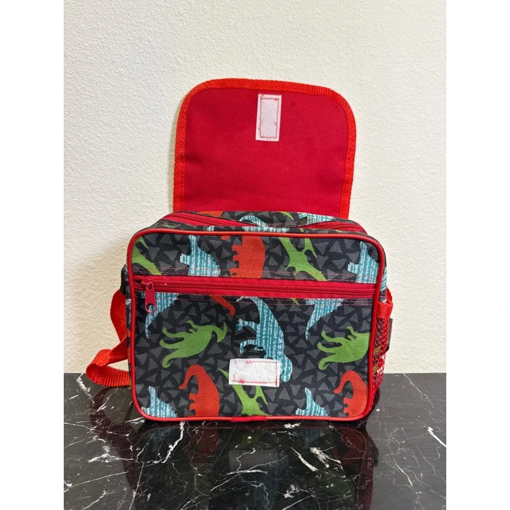 Sonic the Hedgehog Kids Bag Dinosaur‎ Print Red Blue Shoulder Strap